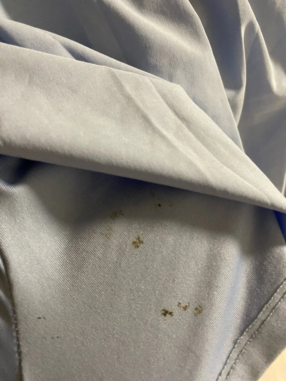 Light Blue Pleated Mini Skirt - Picture 2 of 2